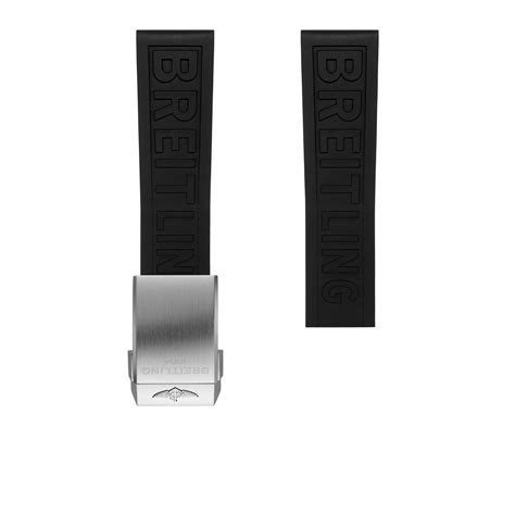 breitling diver pro ii strap|22/20mm Breitling Black Diver Pro Strap .